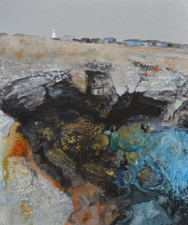 Lower Lighthouse, Portland - 50 x 60cm - Acrylic on Canvas